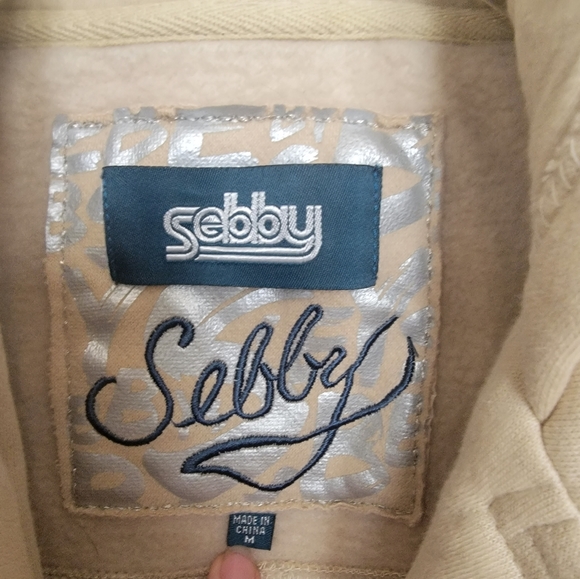 Sweatshirt Pea Coat - Picture 3 of 4